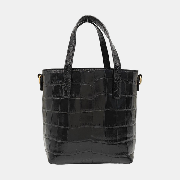 Calfskin Shoulder Bag Black