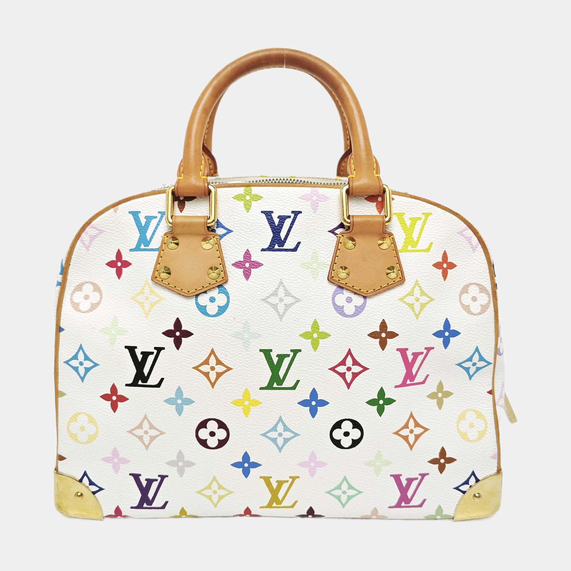 LV × TM DEAUVILLE Monogram Coated Canvas White