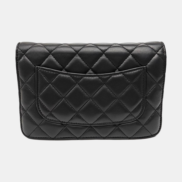 TRENDY CC Quilted Lambskin Black