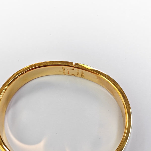 Clic H Metal Gold Bangle