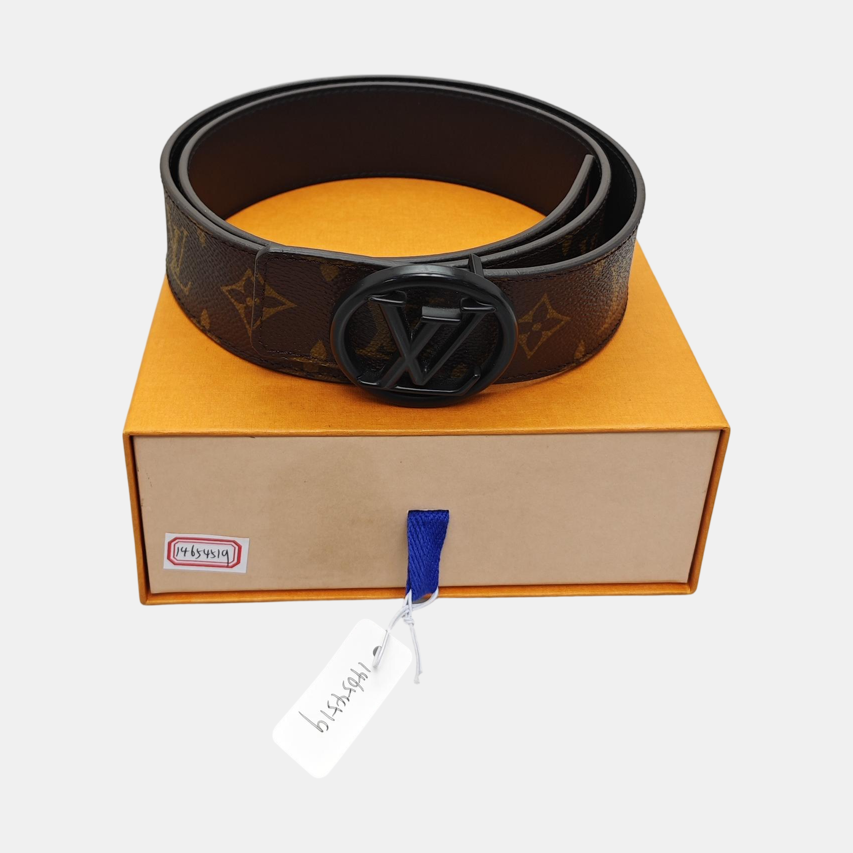 Coated Canvas Belt Brown