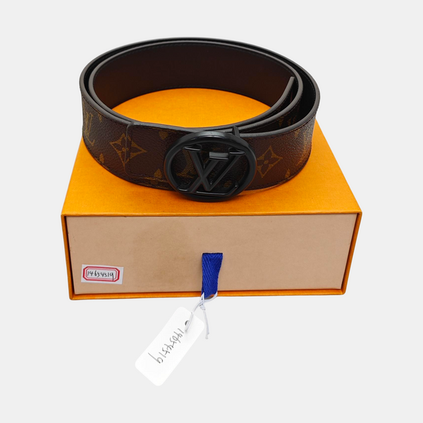 Coated Canvas Belt Brown