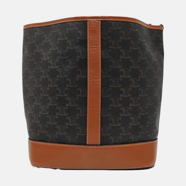 TRIOMPHE CANVAS Medium Coated Canvas Brown