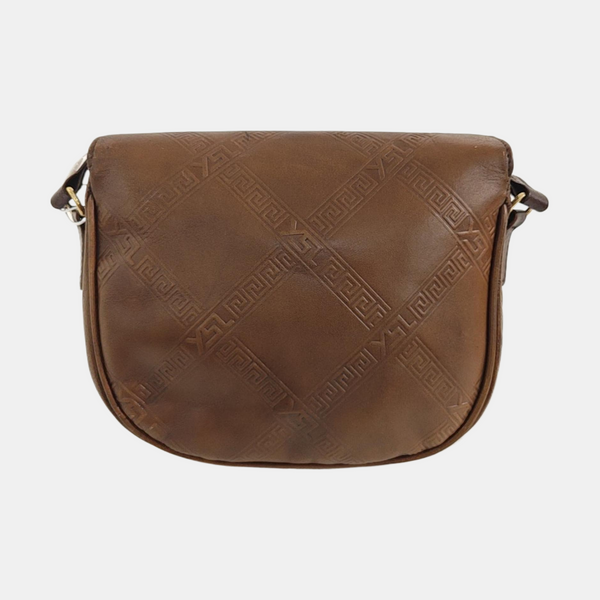 Calfskin Shoulder Bag Brown