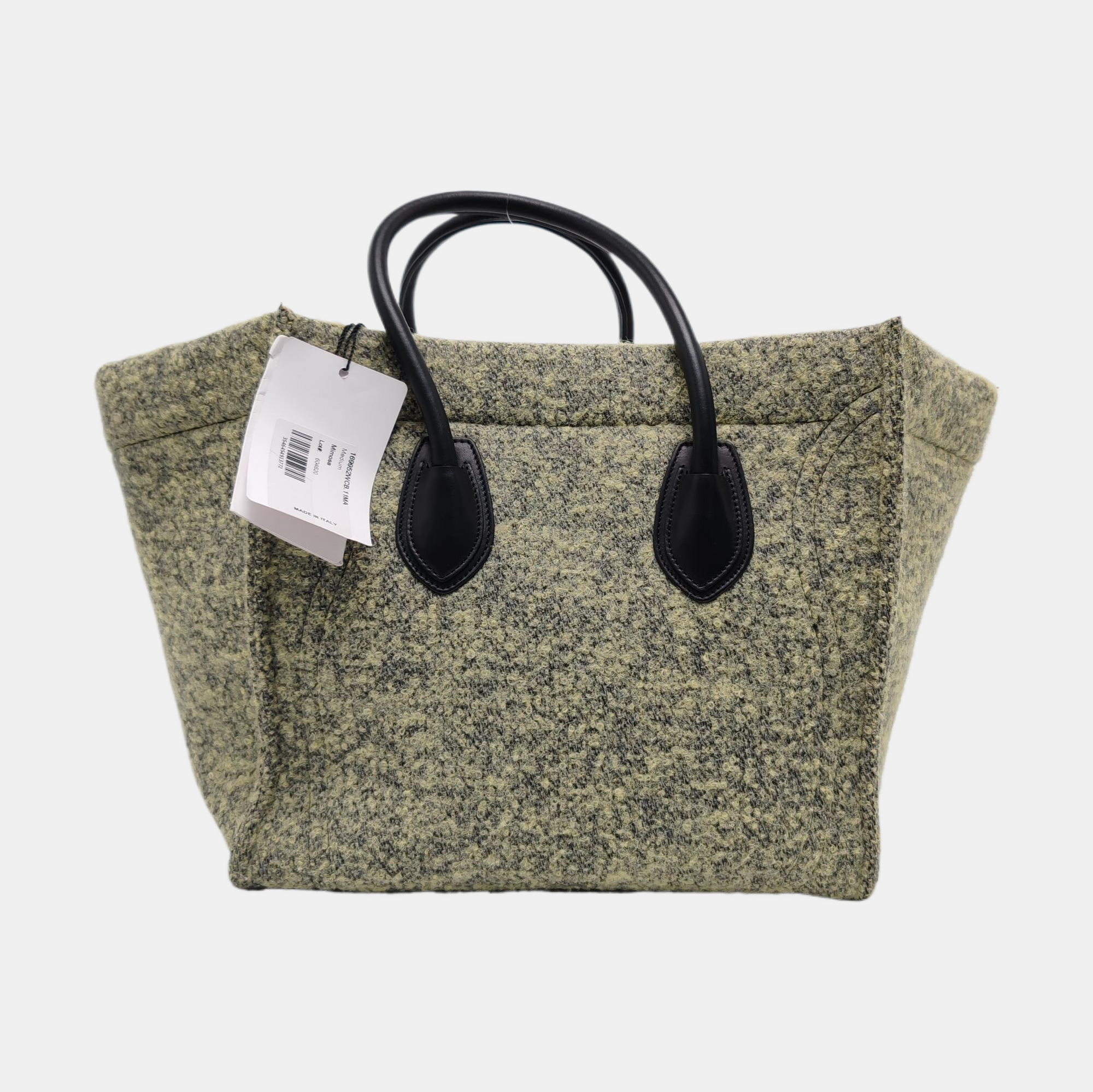 Authenticated pre-owned  LUGGAGE Felt Green - Top Handle Bag at Looply