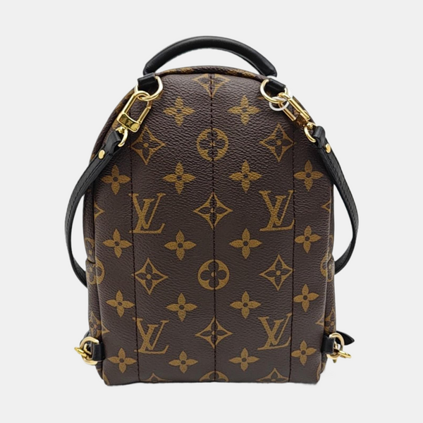 PALM SPRINGS Mini Monogram Coated Canvas Brown
