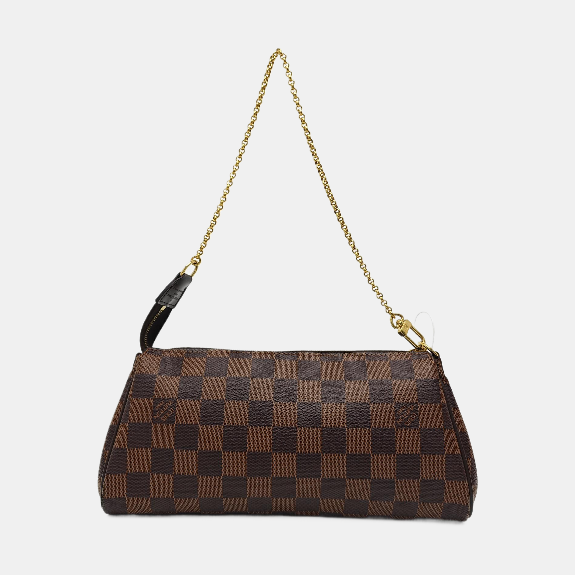 EVA Damier Ebene Coated Canvas Brown