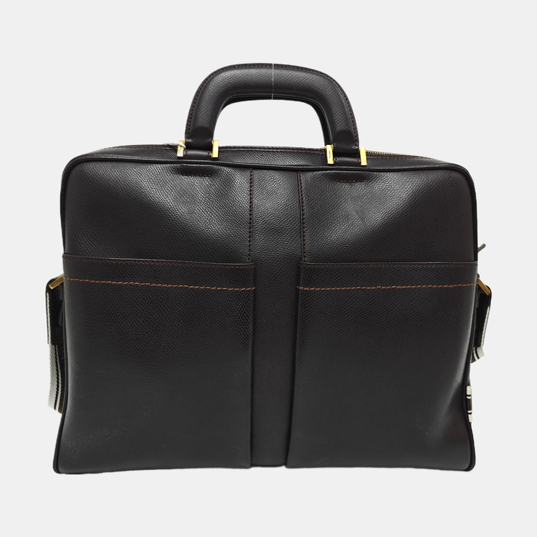 Calfskin Shoulder Bag Brown