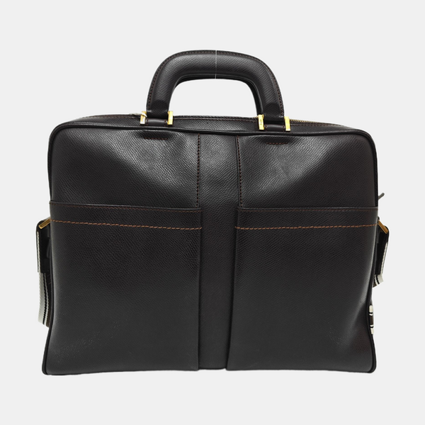 Calfskin Shoulder Bag Brown