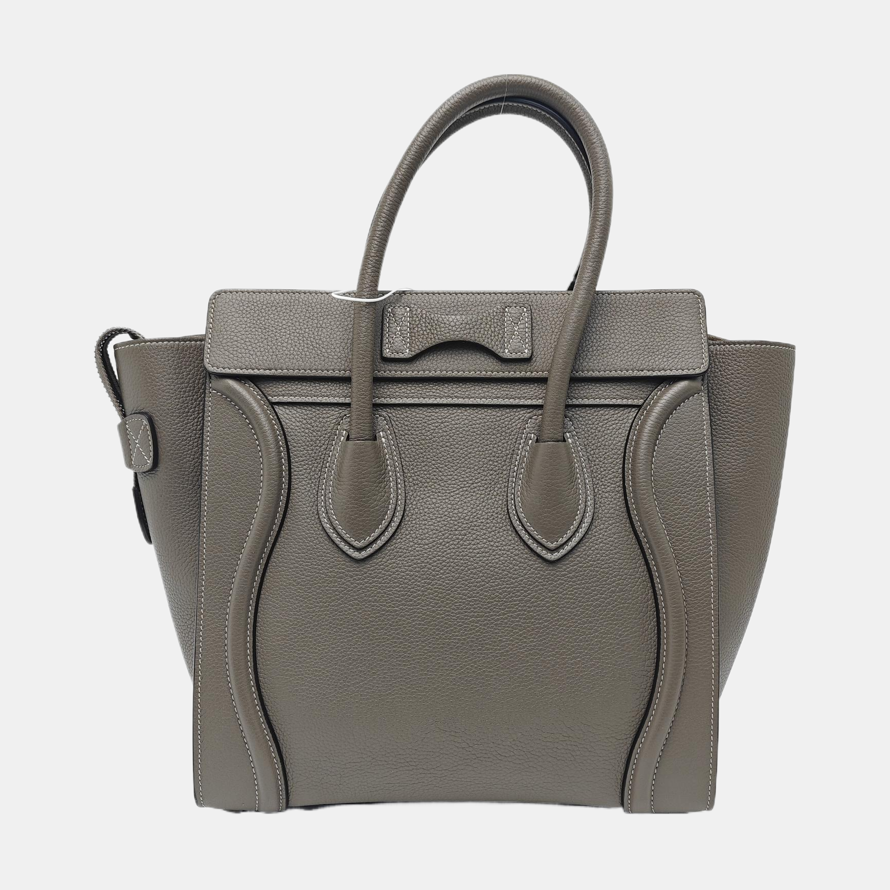 LUGGAGE Quilted Calfskin Gray