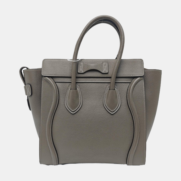 LUGGAGE Quilted Calfskin Gray
