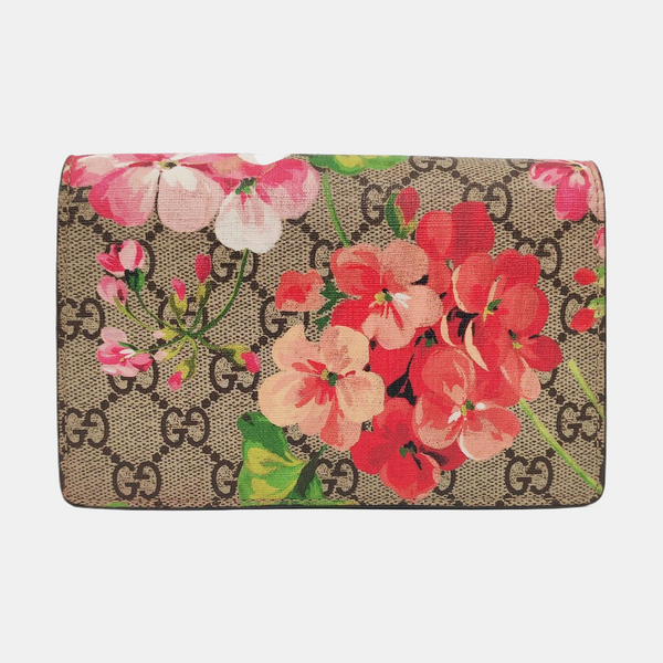 Dionysus Super Mini Monogram Coated Canvas Beige