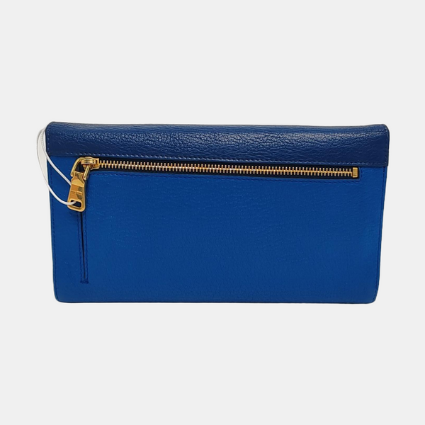 Calfskin Wallet Blue