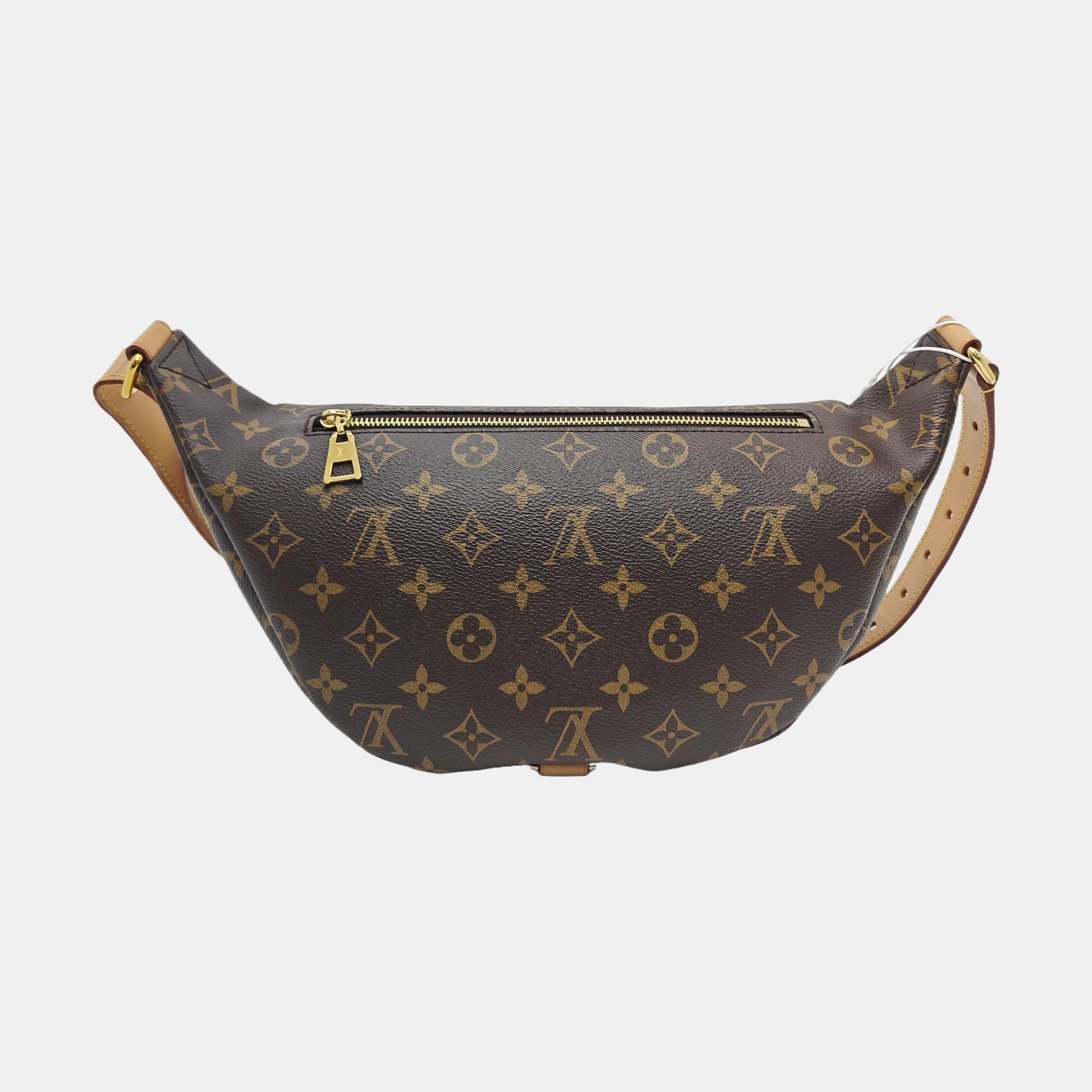 BUMBAG Monogram Coated Canvas Brown