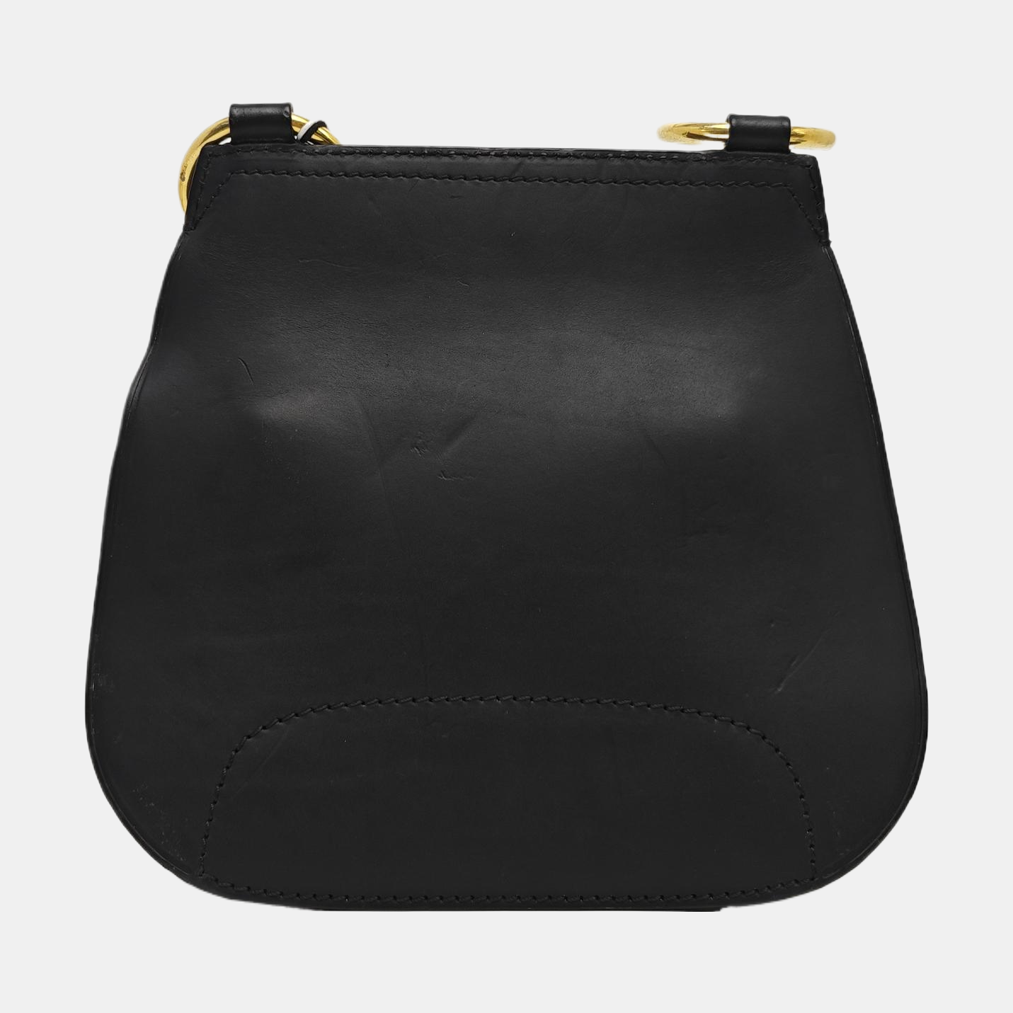 Calfskin Shoulder Bag Black