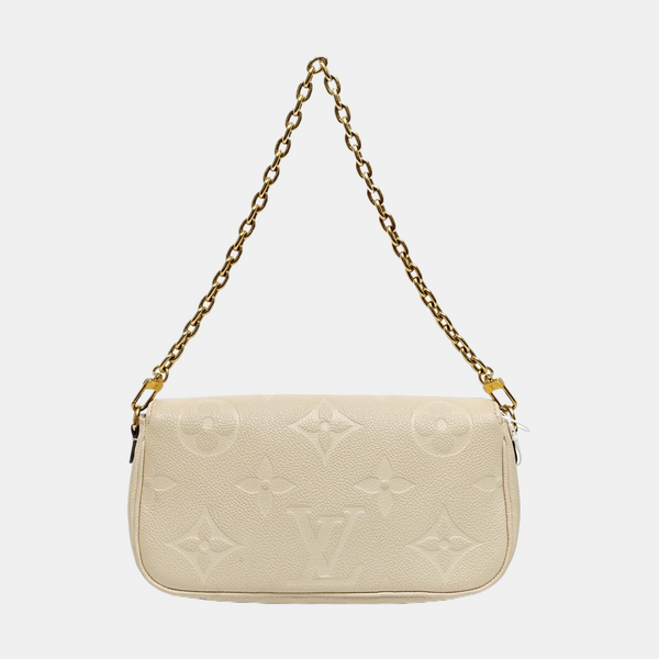 IVY Monogram Calfskin Beige
