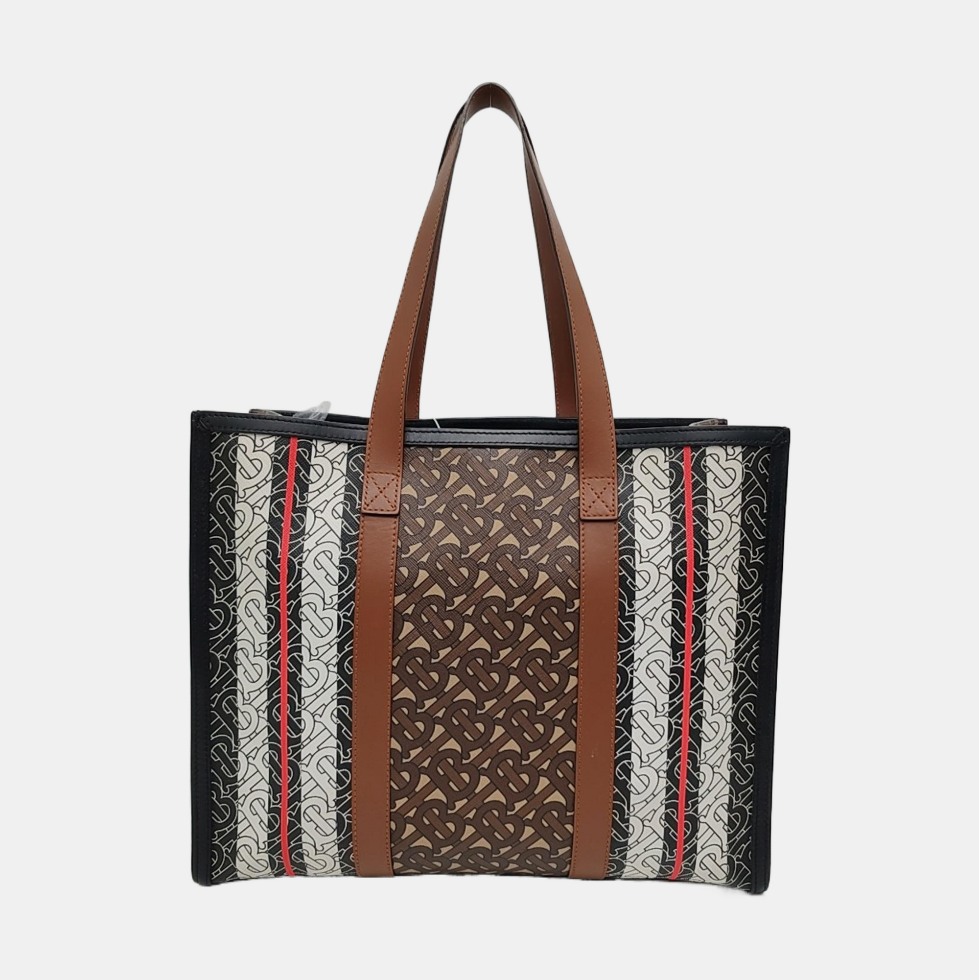 MONOGRAM Small Coated Canvas Brown