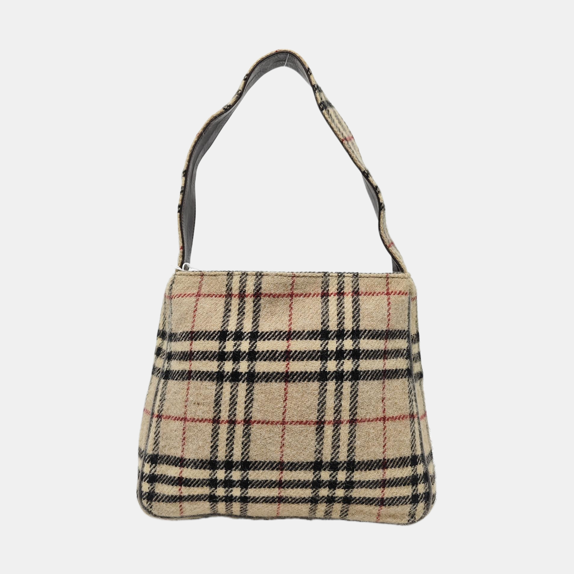 Wool Tote Bag Beige
