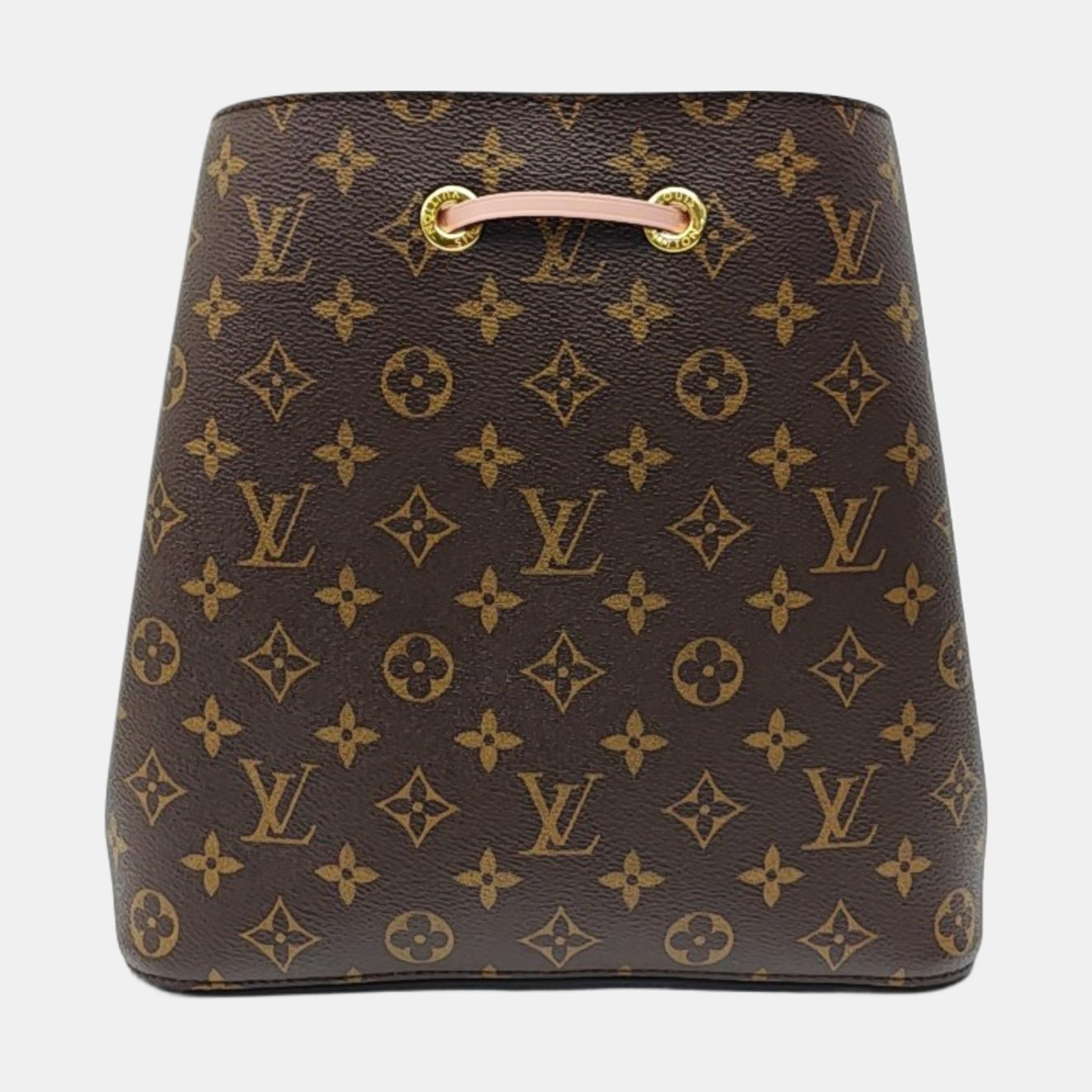 NÉONOÉ MM Monogram Coated Canvas Brown
