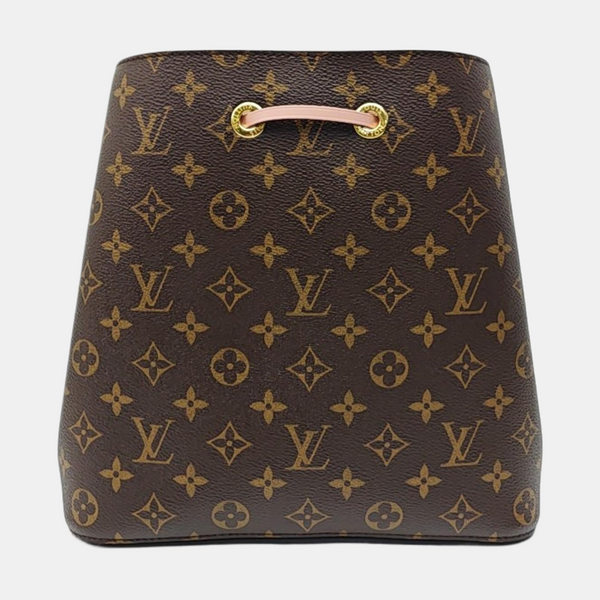 NÉONOÉ MM Monogram Coated Canvas Brown