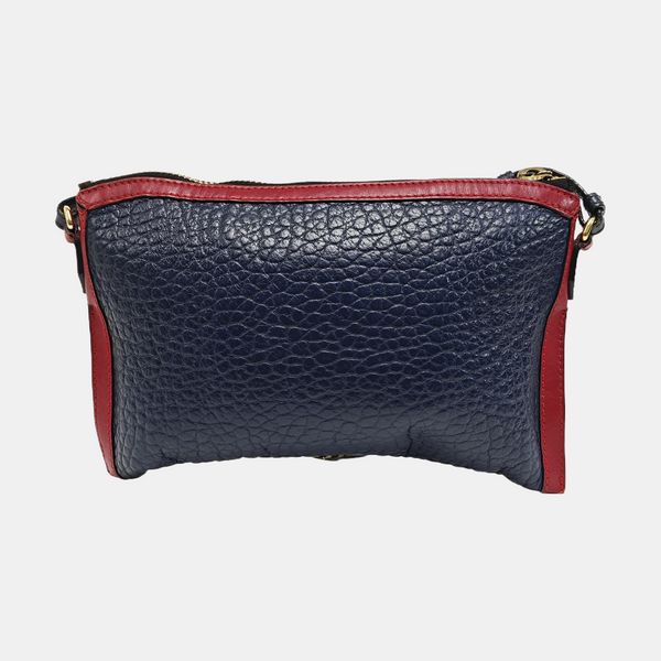 Calfskin Shoulder Bag Blue
