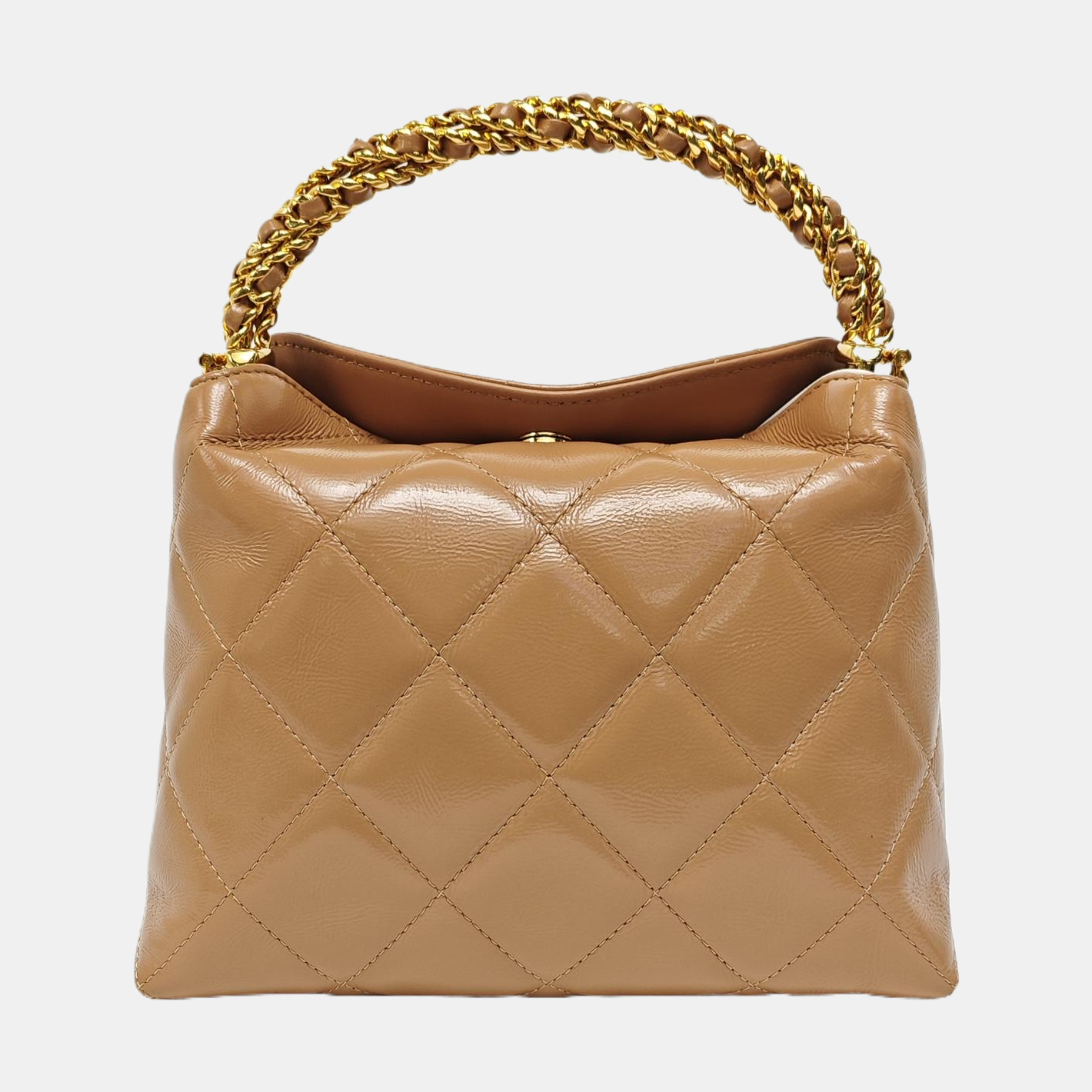 24B Quilted Calfskin Beige