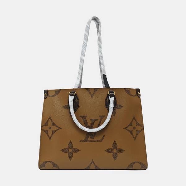 ONTHEGO MM Monogram Coated Canvas Brown