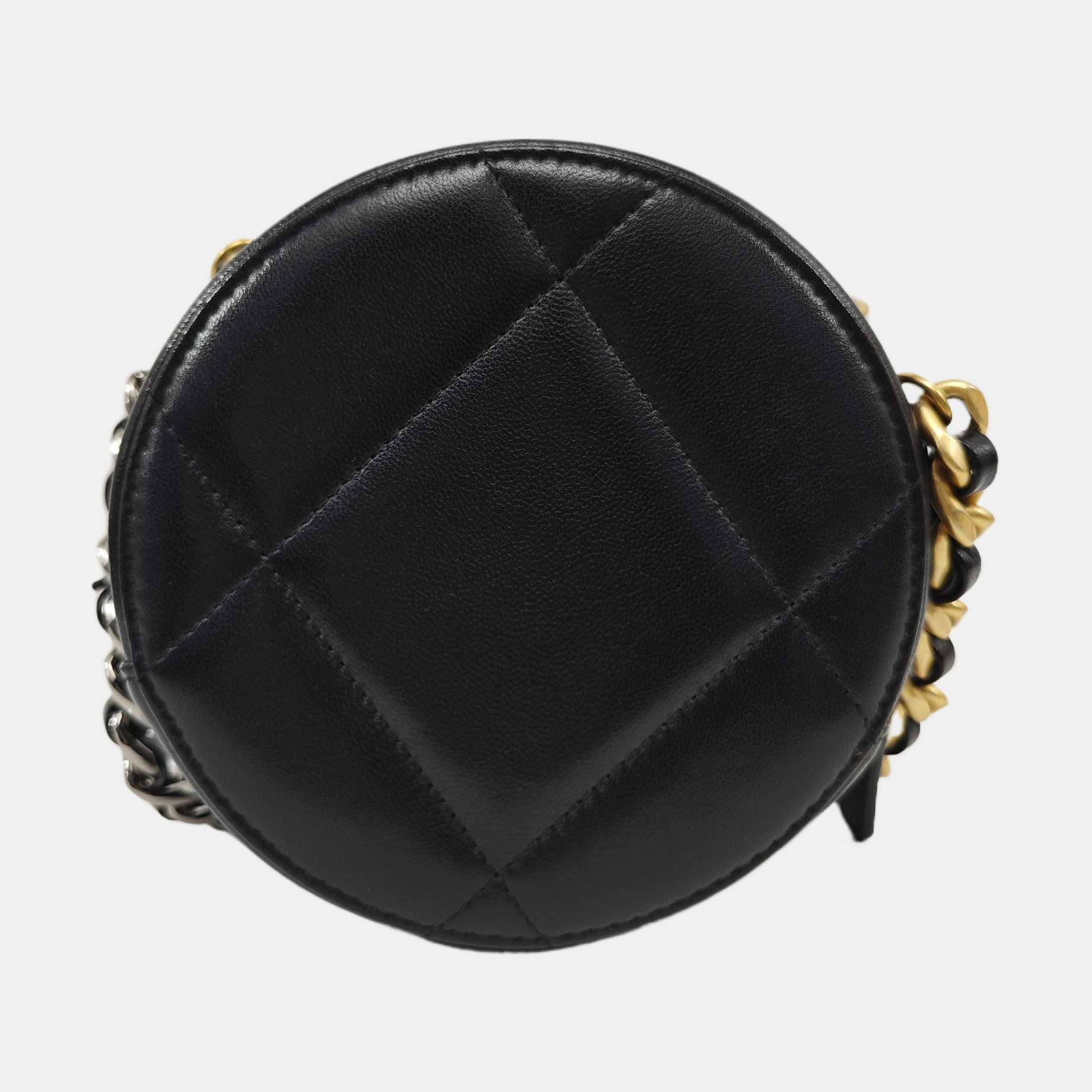 CHANEL 19 Small Quilted Lambskin Black