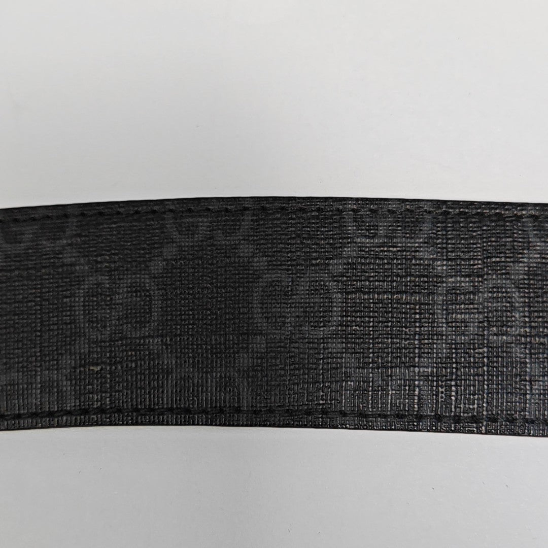 Coated Canvas Belt Black