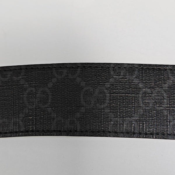 Coated Canvas Belt Black