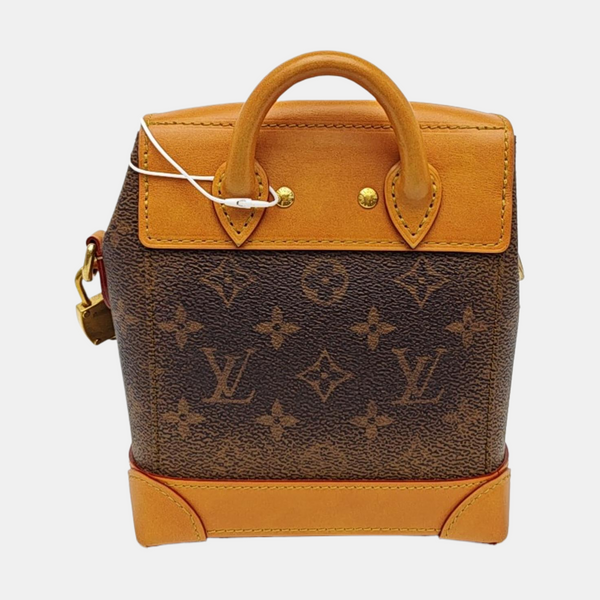 STEAMER Monogram Coated Canvas Brown