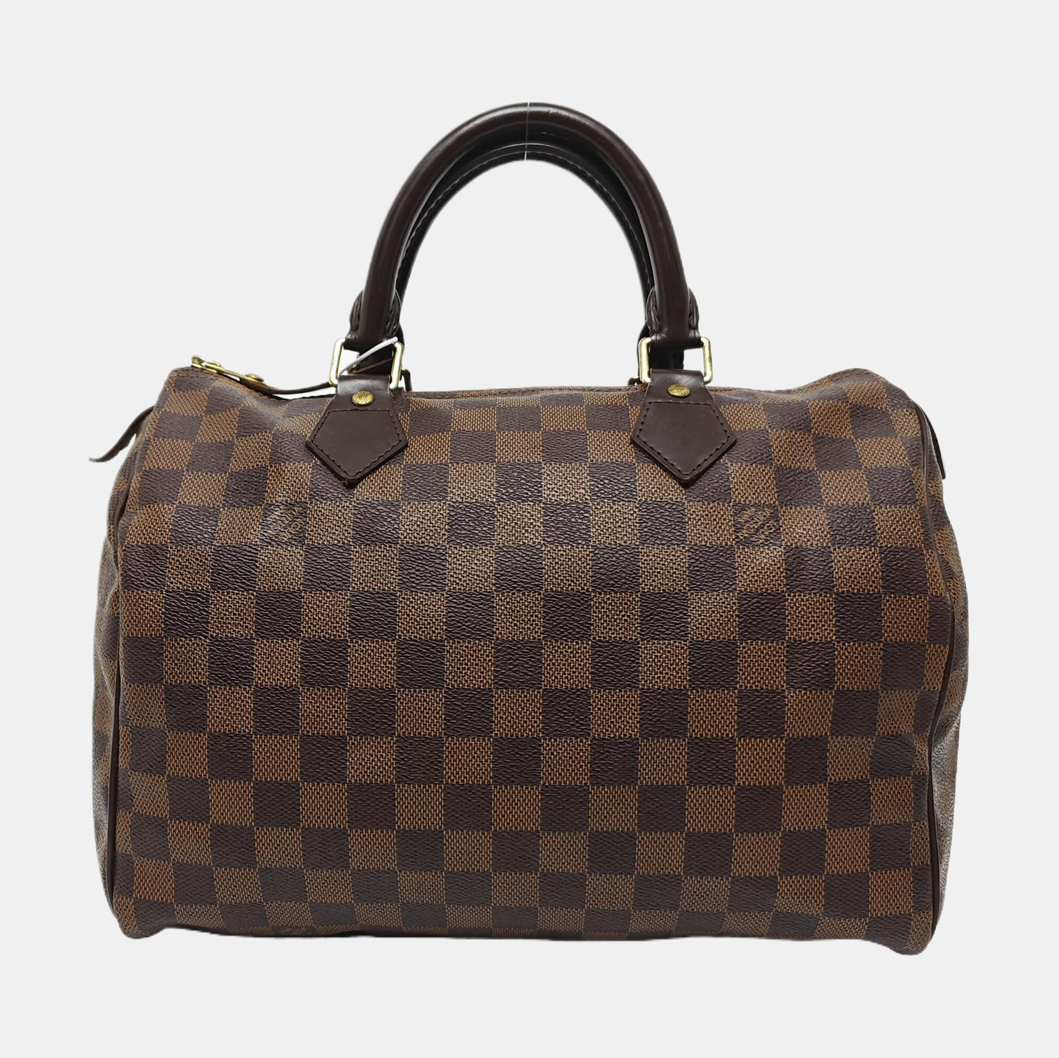 SPEEDY 30 Damier Ebene Coated Canvas Brown