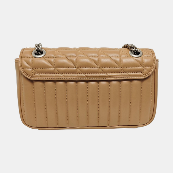 GG Marmont Medium Quilted Calfskin Pink