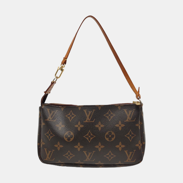 ACCESSOIRES Monogram Coated Canvas Brown