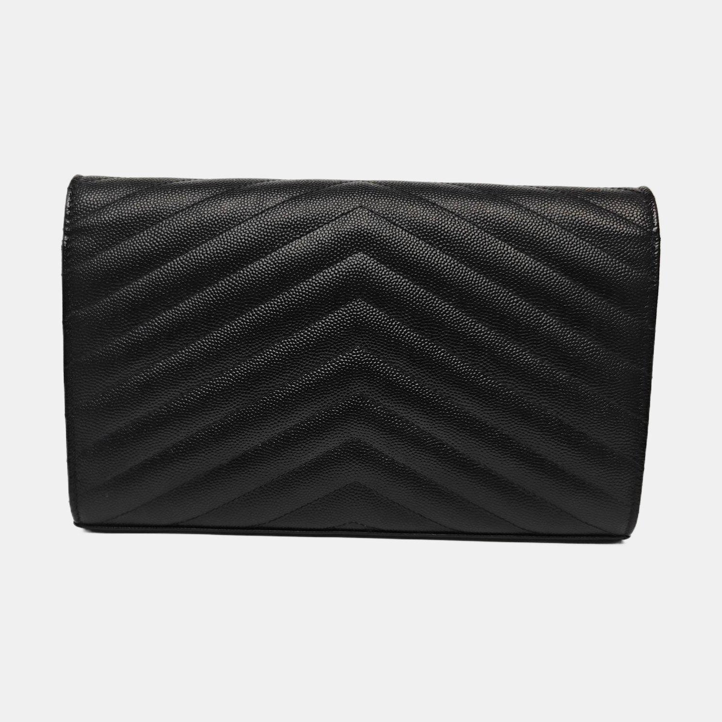 MONOGRAM Medium Chevron Calfskin Black