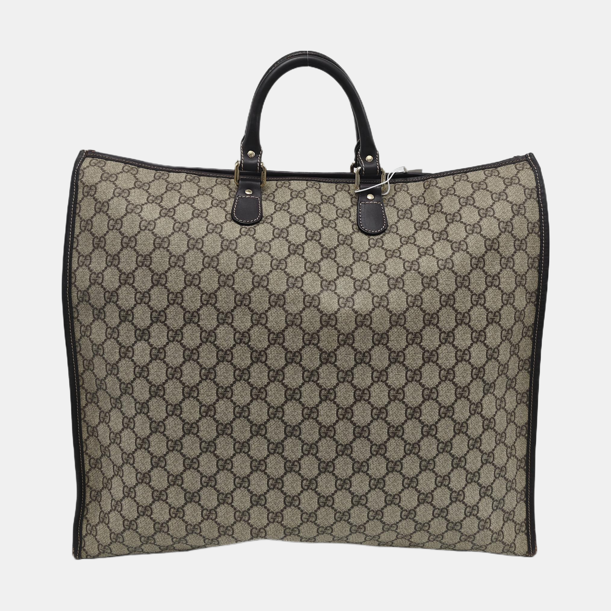 Monogram Coated Canvas Tote Bag Black