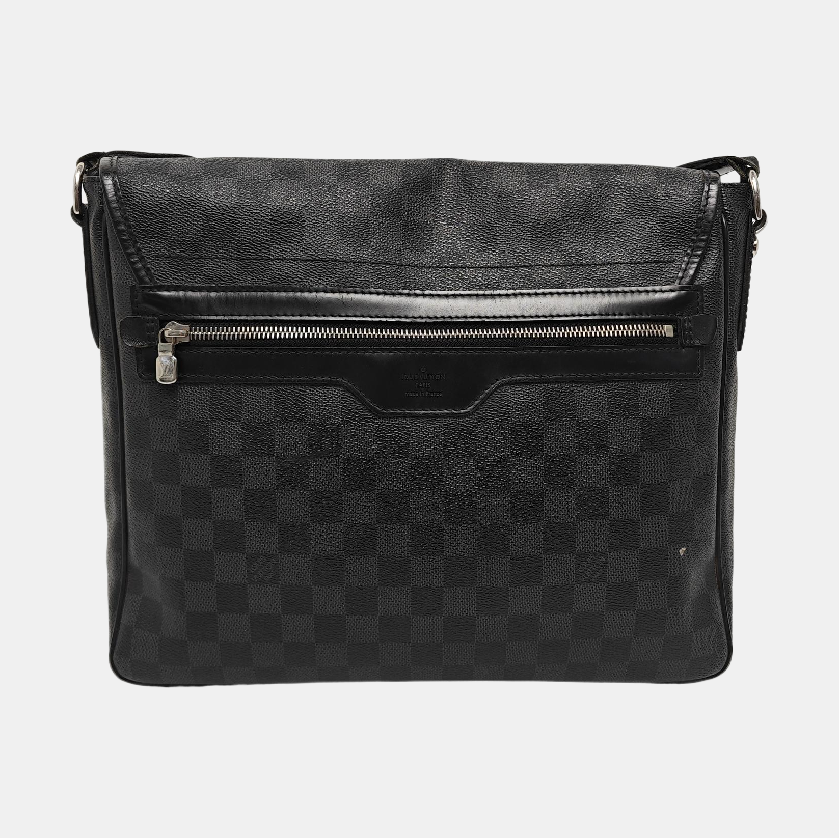 DANIEL MM Damier Graphite Coated Canvas Gray