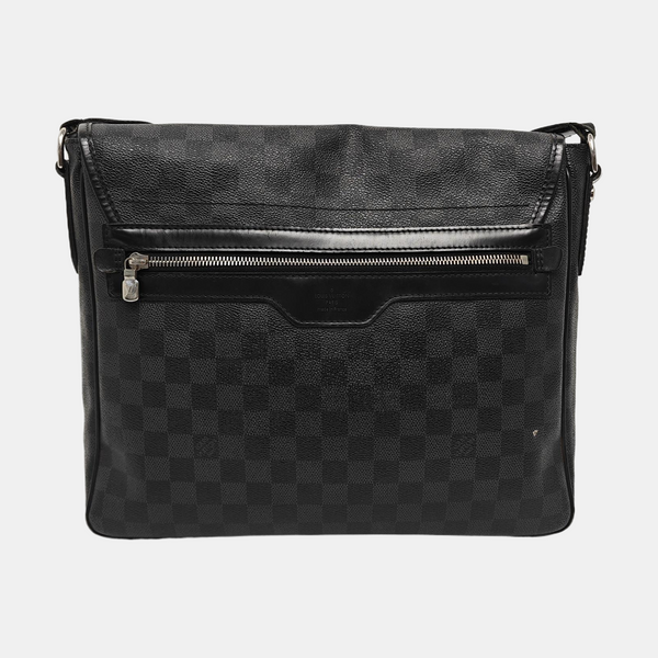 DANIEL MM Damier Graphite Coated Canvas Gray