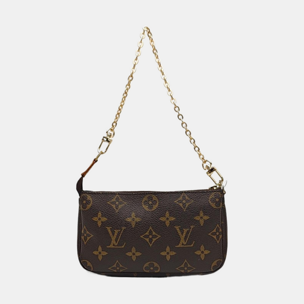 ACCESSOIRES MM Monogram Coated Canvas Brown