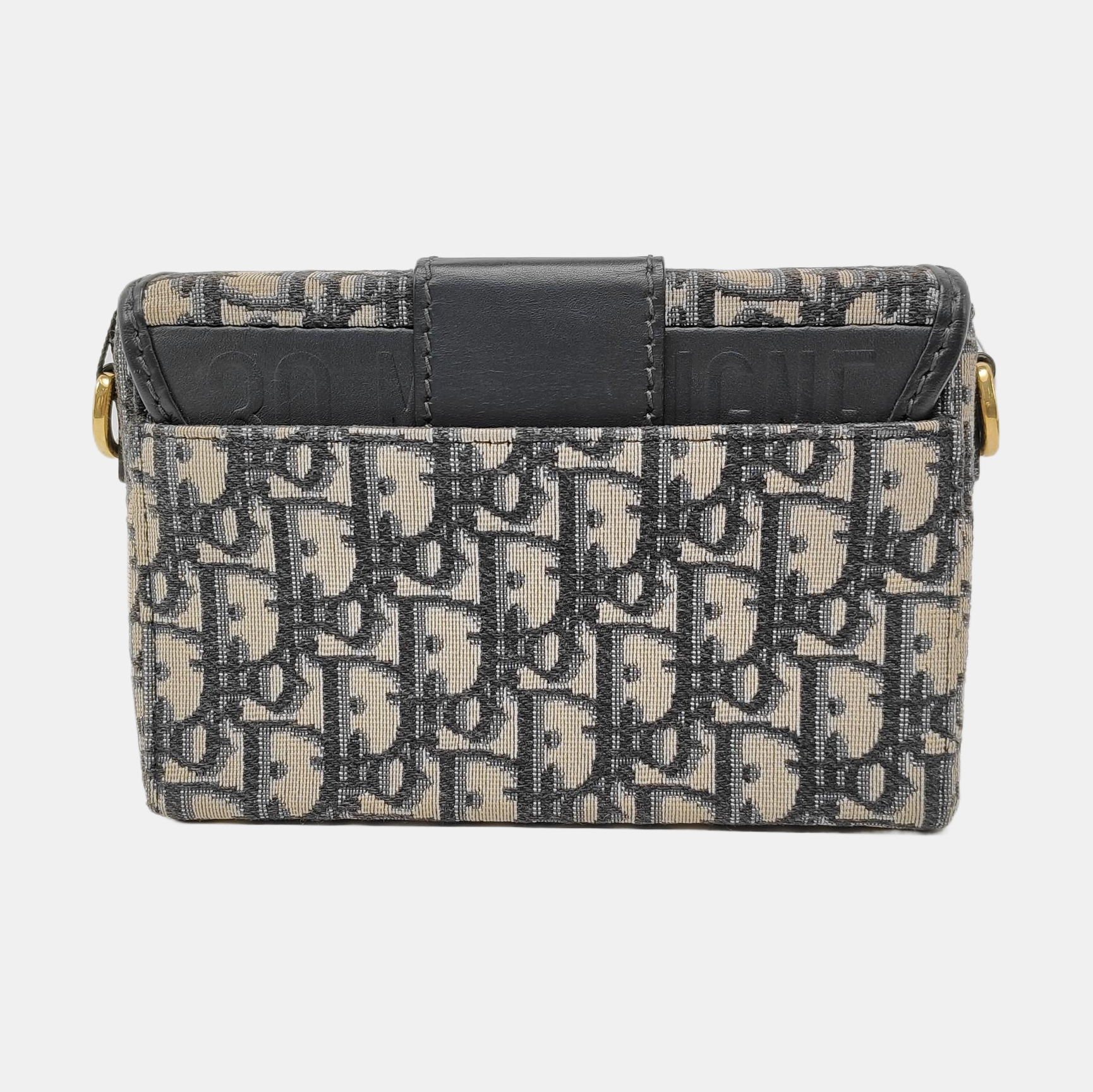 Authenticated pre-owned  30 Montaigne Oblique Canvas Blue - Clutch at Looply