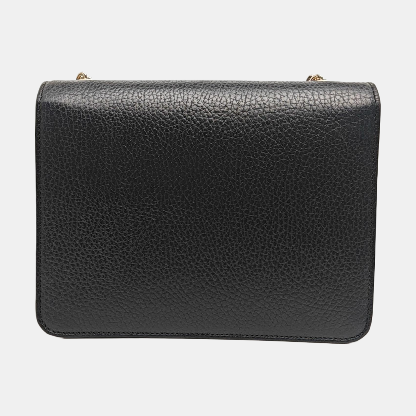 Interlocking G Small Calfskin Black