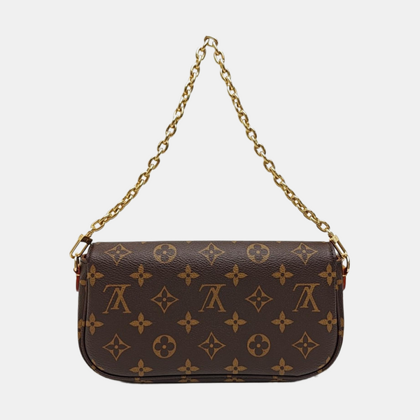 IVY Monogram Coated Canvas Brown