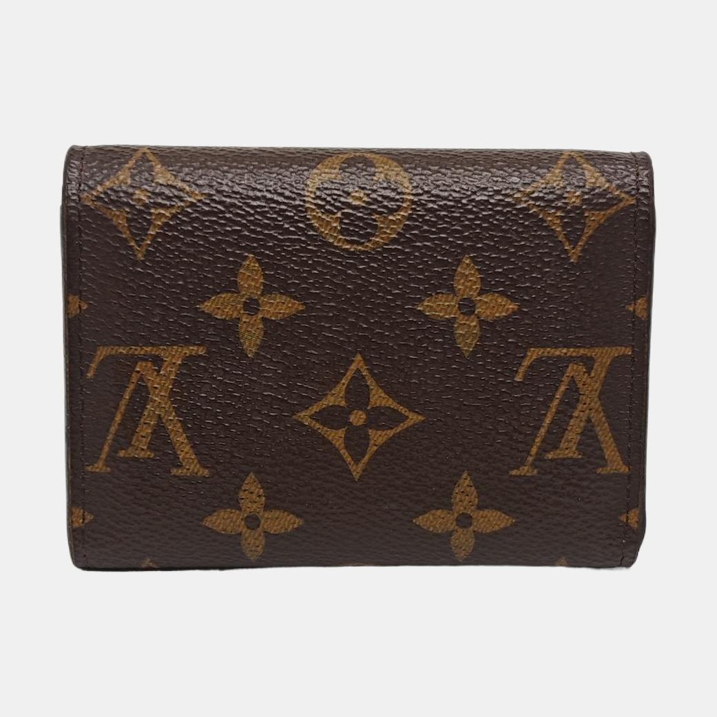ROSALIE Monogram Coated Canvas Brown Card Holder