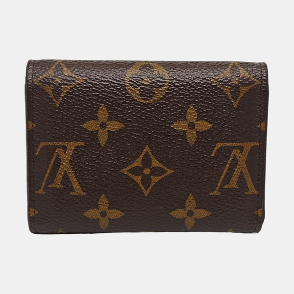 ROSALIE Monogram Coated Canvas Brown Card Holder