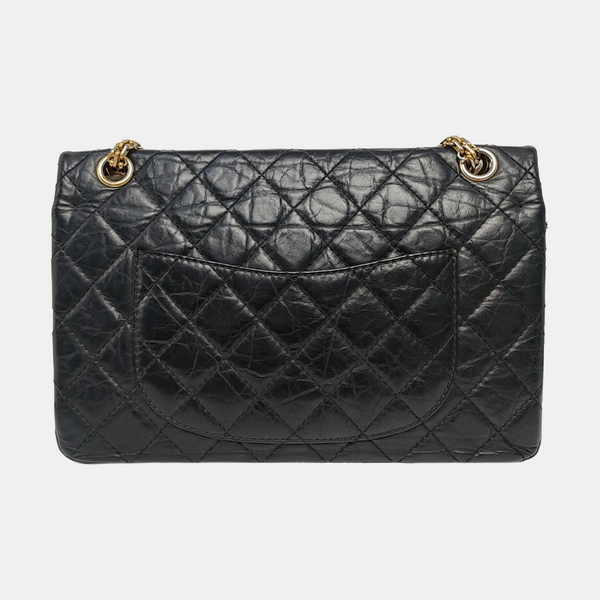 2.55 227 (jumbo) Quilted Calfskin Black