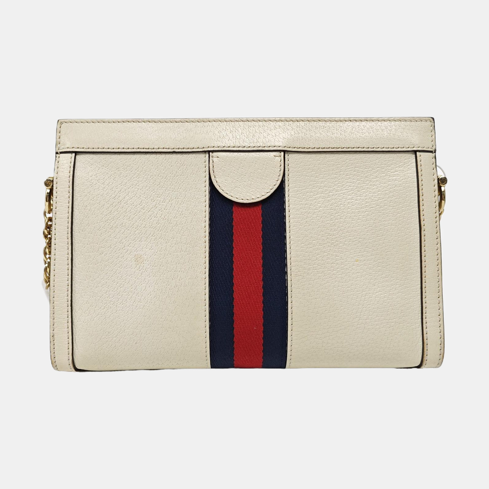 Ophidia Small Calfskin White