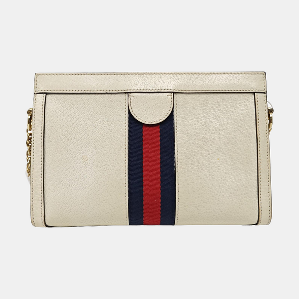 Ophidia Small Calfskin White