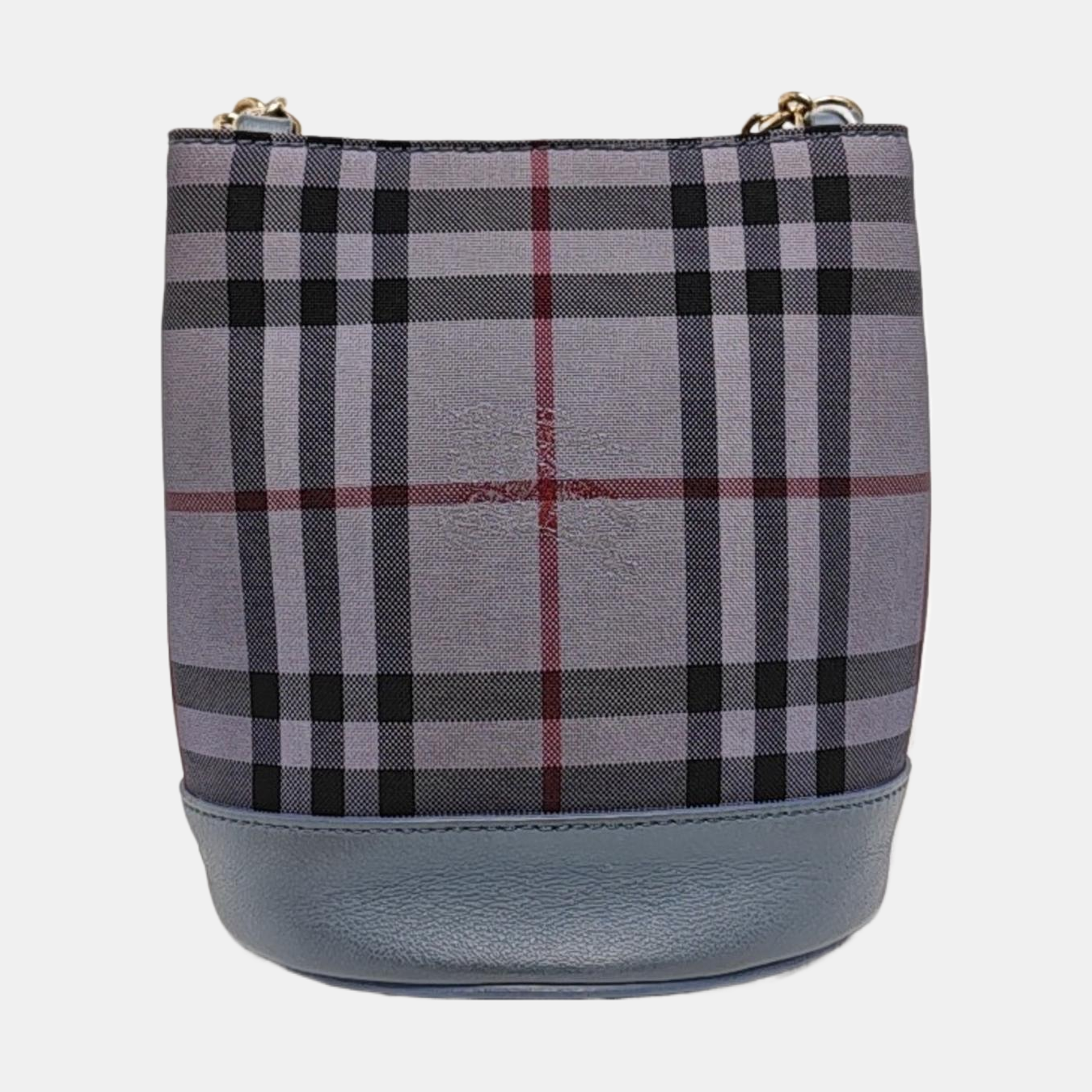 Canvas Bucket Bag Blue