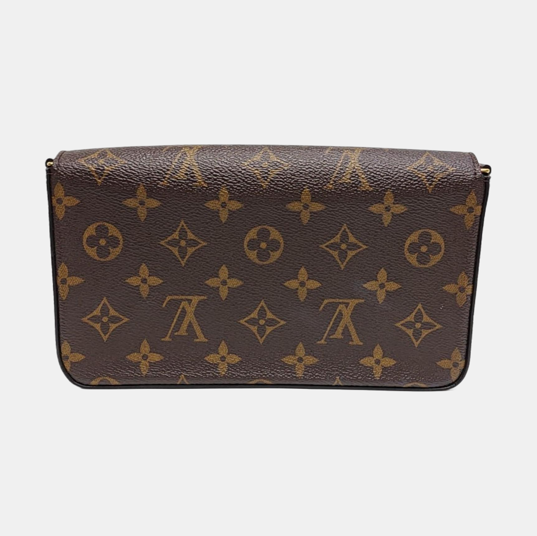 FÉLICIE Monogram Coated Canvas Brown