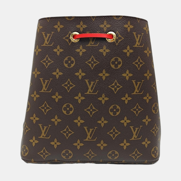 NÉONOÉ MM Monogram Coated Canvas Brown